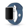 Sports Silicone Watch Band for iWatch 41mm | 40mm | 38mm | 42mm Series 10 M / L / Steel Blue - Ktusu