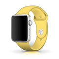 Sports Silicone Watch Band for iWatch 41mm | 40mm | 38mm | 42mm Series 10 M / L / Yellow - Ktusu