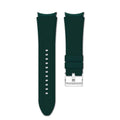 Soft Smooth Silicone Watch Band for Samsung Galaxy Watch Samsung Watch 4 (44mm) / Pine Green - Ktusu