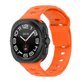 Waterproof Sports Silicone Strap for Samsung Watch Samsung Watch Ultra 47mm / Orange - Ktusu