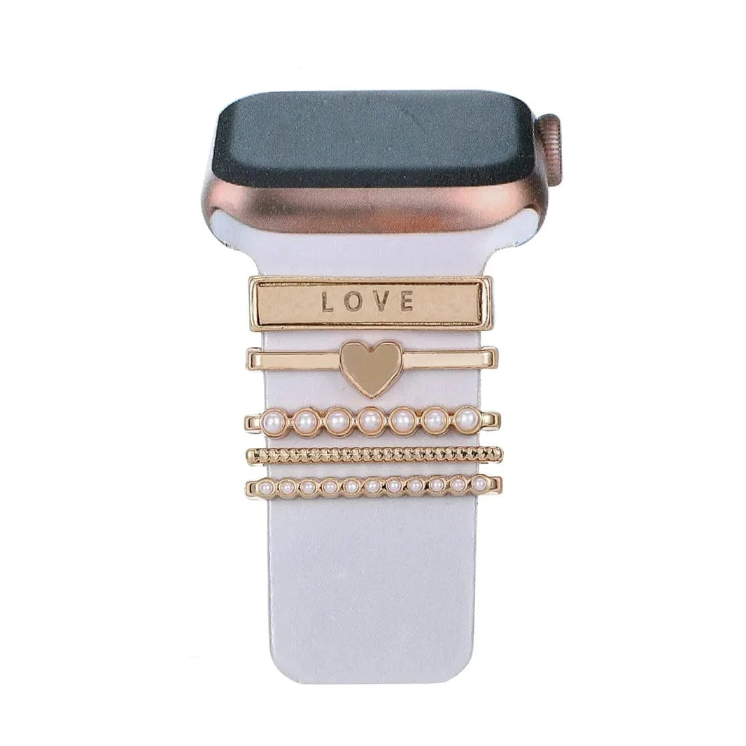 Stylish Cute Charm Rings for Apple Watch Band