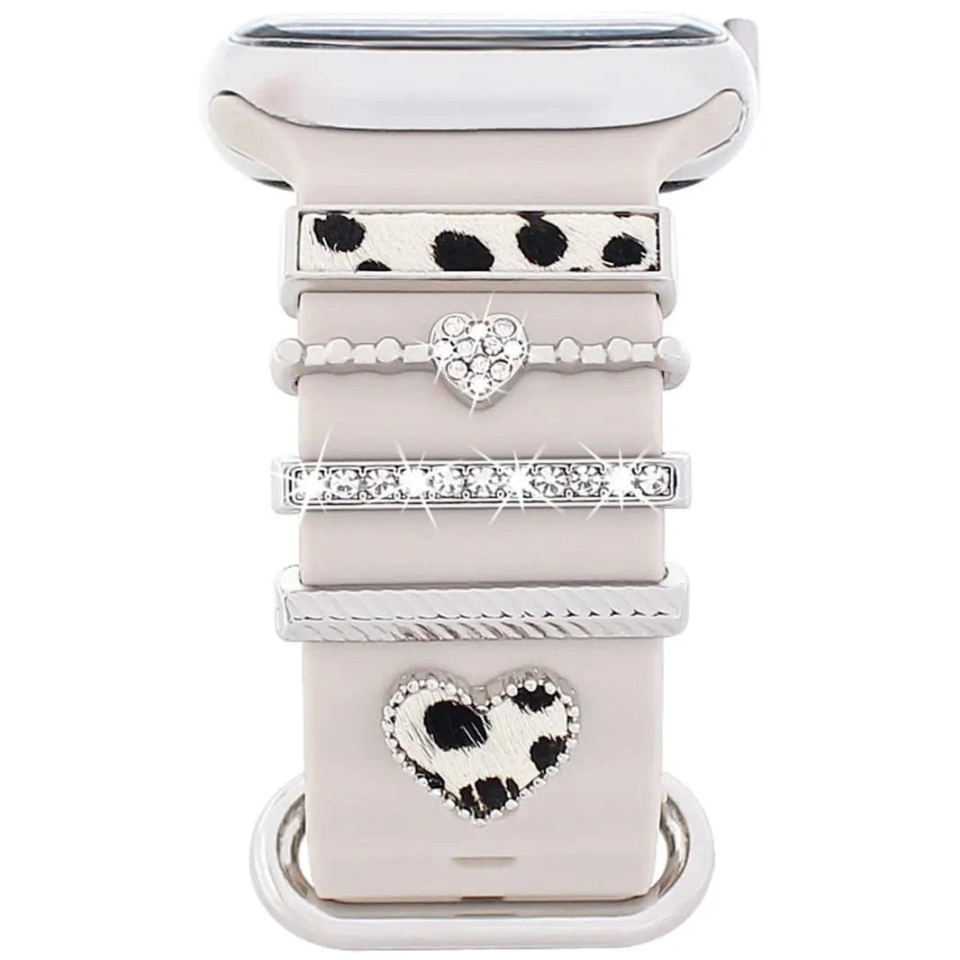 Stylish Cute Charm Rings for Apple Watch Band