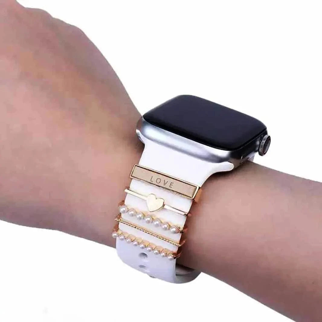 Stylish Cute Charm Rings for Apple Watch Band
