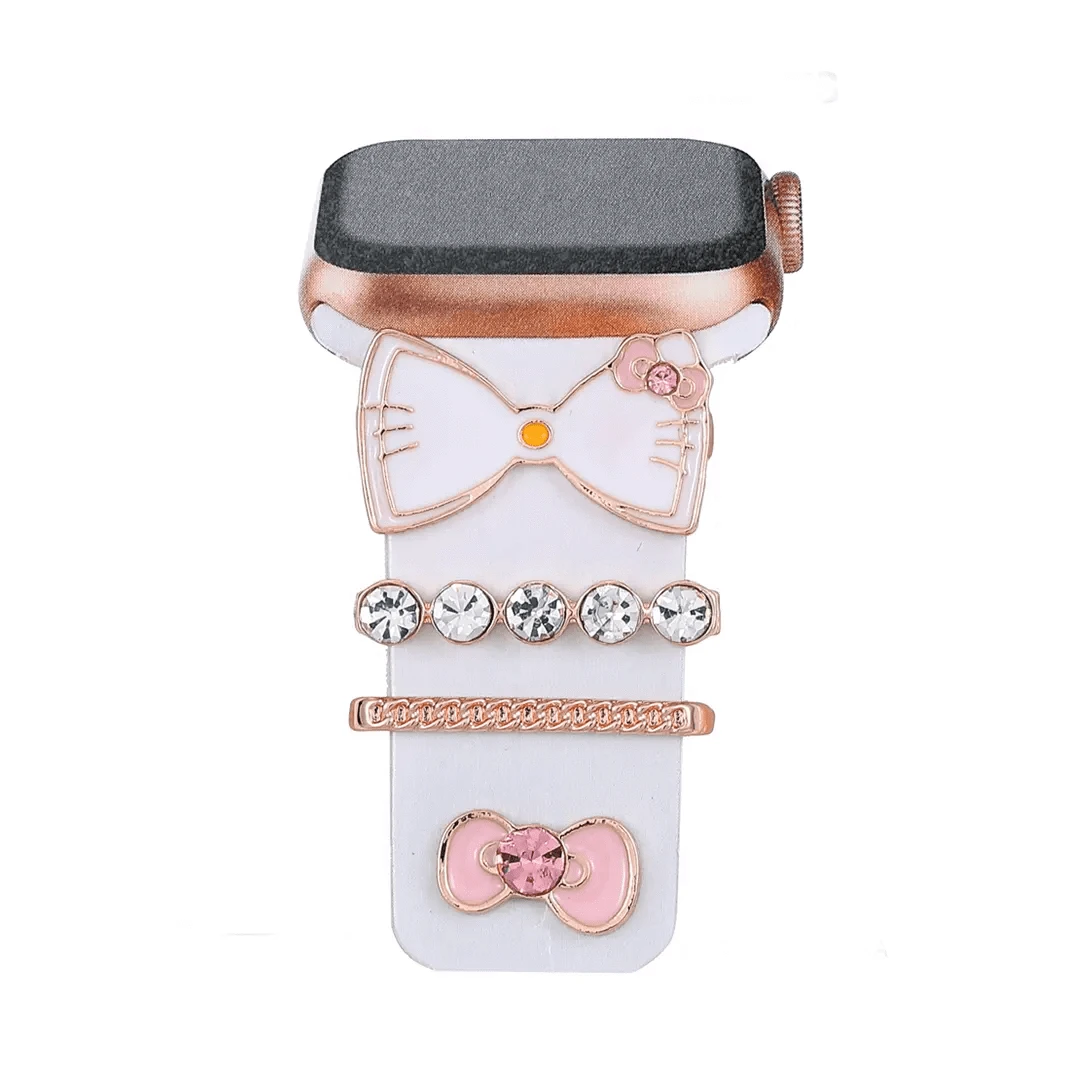 Stylish Cute Charm Rings for Apple Watch Band