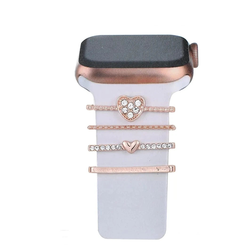 Stylish Cute Charm Rings for Apple Watch Band