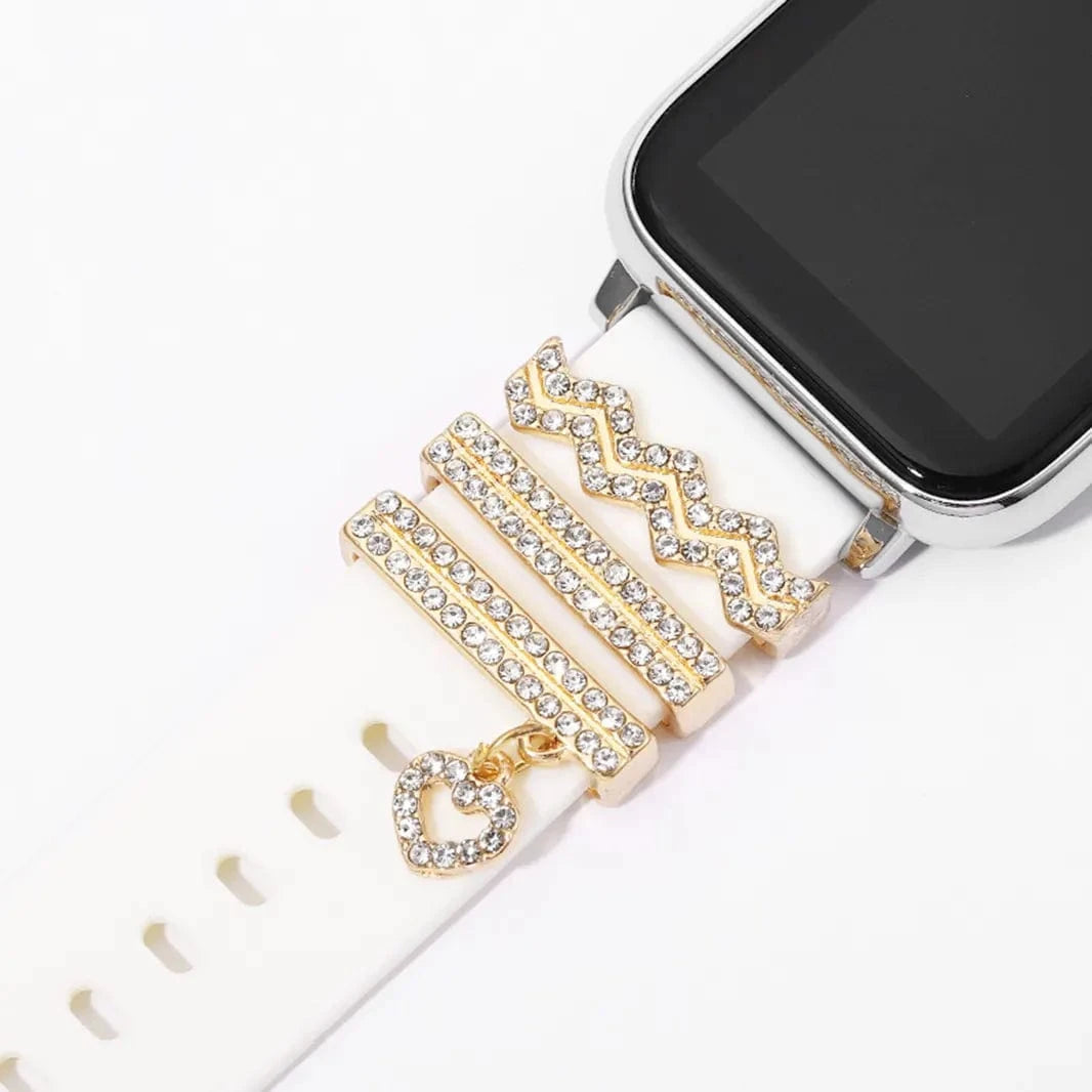 Stylish Cute Charm Rings for Apple Watch Band