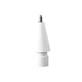 Metal Nibs Pencil Tips for Apple Pencil 1 Type C | 2 | Pro Pack of 3 White - Ktusu