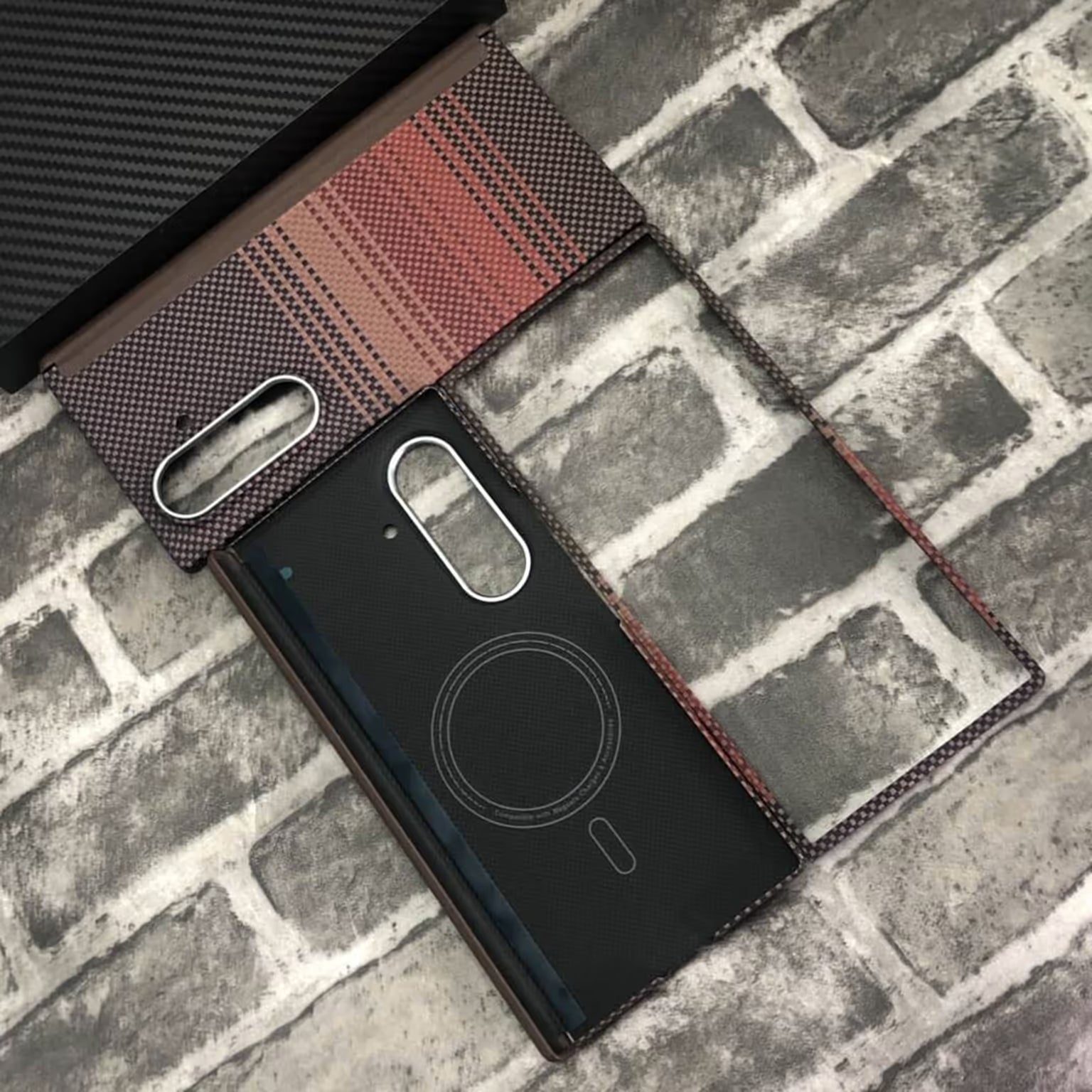 Real Aramid Kevlar Fiber Magsafe Case with Hinge Protection for Samsung Z Fold7