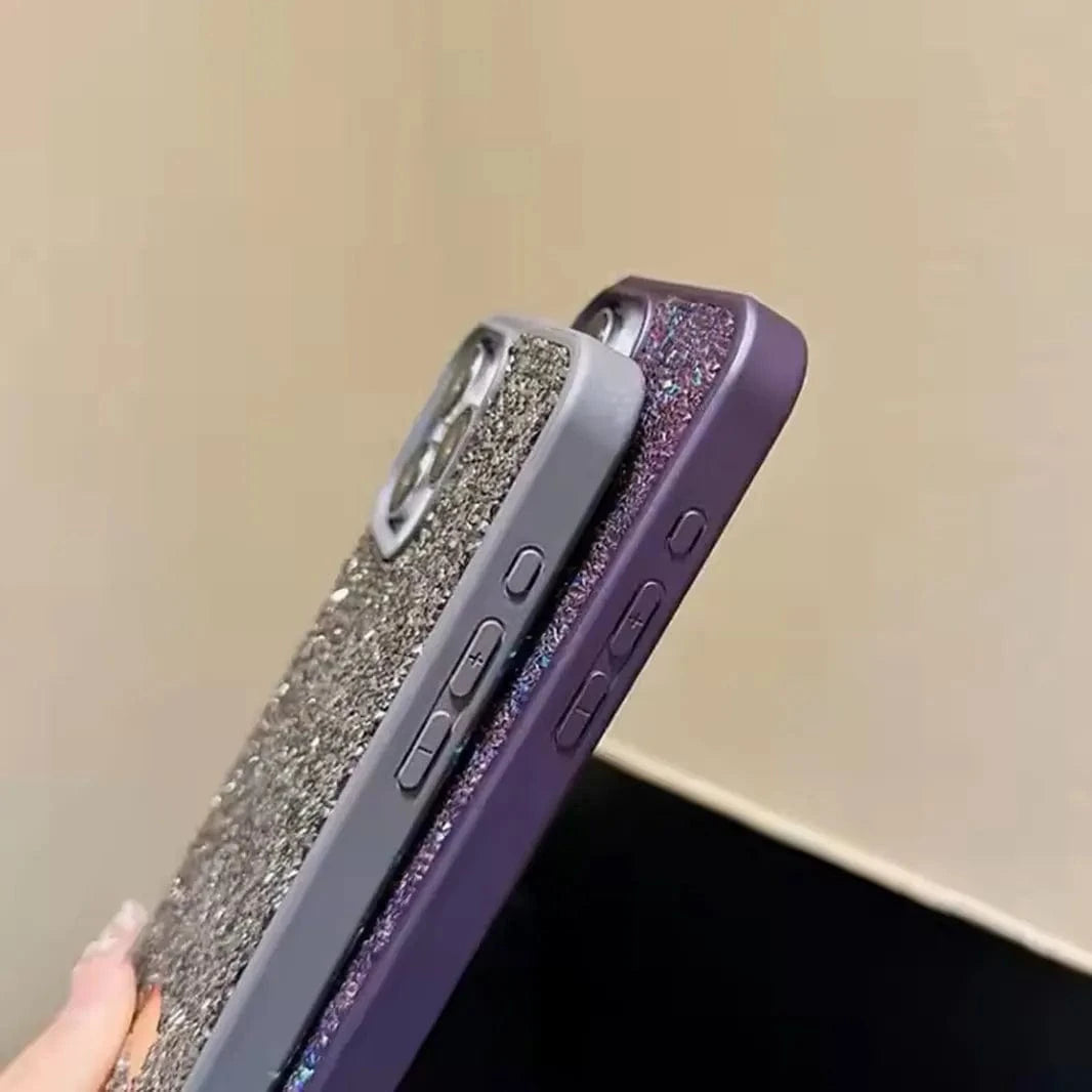 ktusu Swarovski Cases & Covers Swarovski Diamond Bling Hard Case for iPhone 15 Plus Black