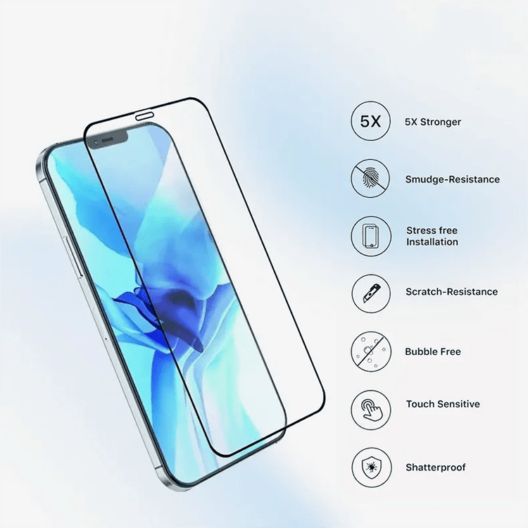 Brave Bear Easy Applicator Full edge to edge Tempered glass for Apple iPhone - Ktusu