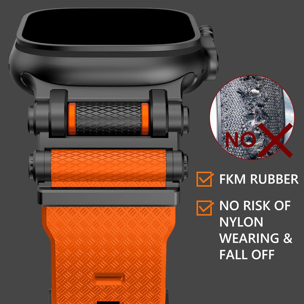 ktusu Generic Watch Bands TPU Armor Band for Apple Watch 42 | 44 | 45 | Ultra 49 | 46mm S10
