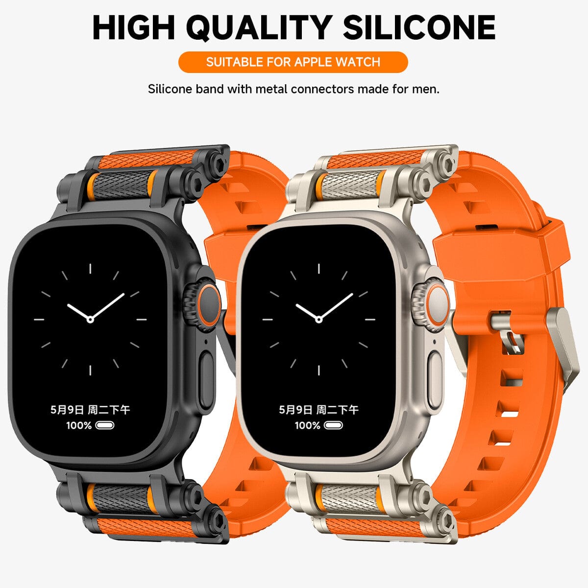 ktusu Generic Watch Bands TPU Armor Band for Apple Watch 42 | 44 | 45 | Ultra 49 | 46mm S10