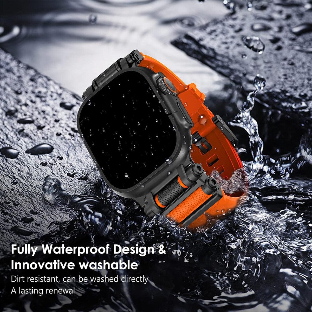 ktusu Generic Watch Bands TPU Armor Band for Apple Watch 42 | 44 | 45 | Ultra 49 | 46mm S10