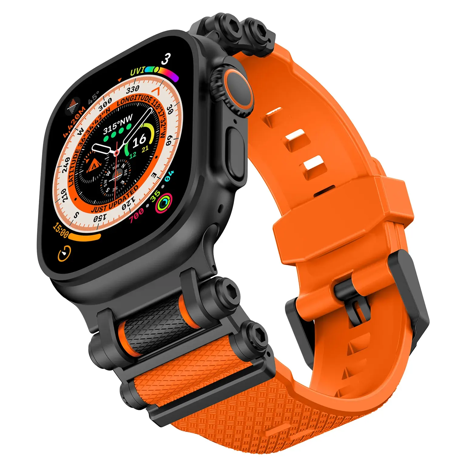 Watch Bands TPU Armor Band for Apple Watch 42 | 44 | 45 | Ultra 49 | 46mm S10 | 46mm S11