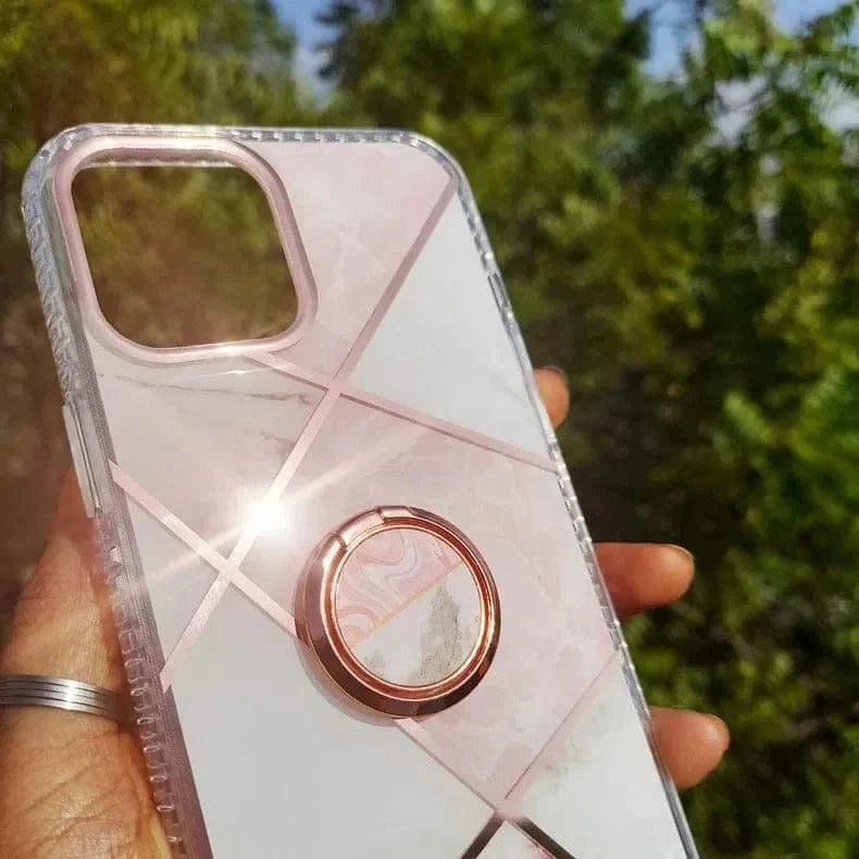 ktusu Generic Cases & Covers TPU Edges Glossy Marble Texture Hard Case for iPhone 14 Pro Max