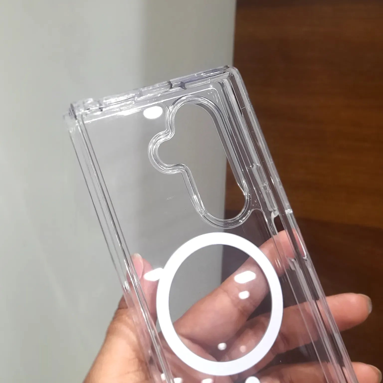 Cases & Covers TPU Hard Back Soft Edges Clear MagSafe Case for Samsung Z Fold7