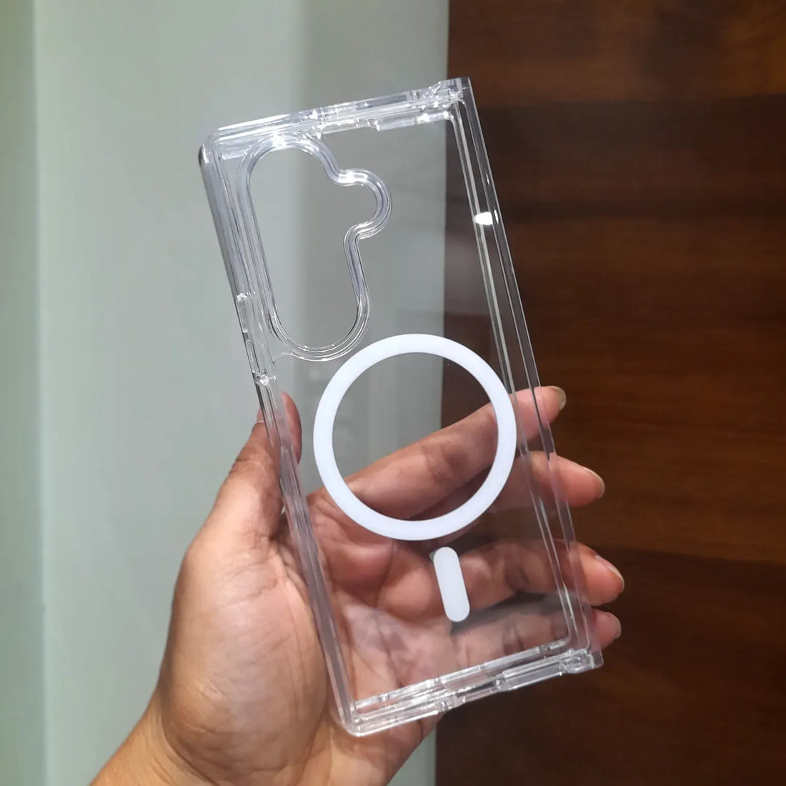 Cases & Covers TPU Hard Back Soft Edges Clear MagSafe Case for Samsung Z Fold7