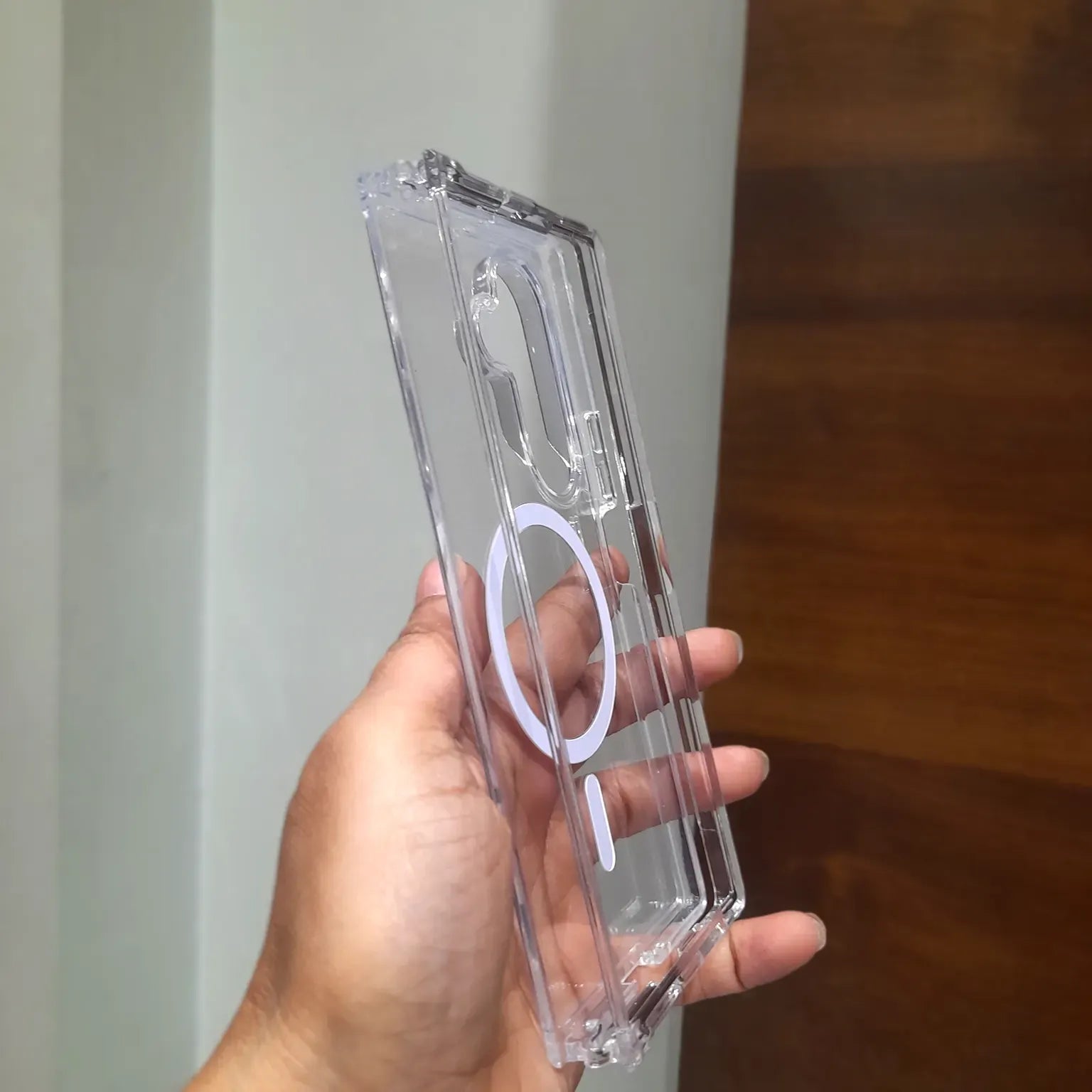 Cases & Covers TPU Hard Back Soft Edges Clear MagSafe Case for Samsung Z Fold7