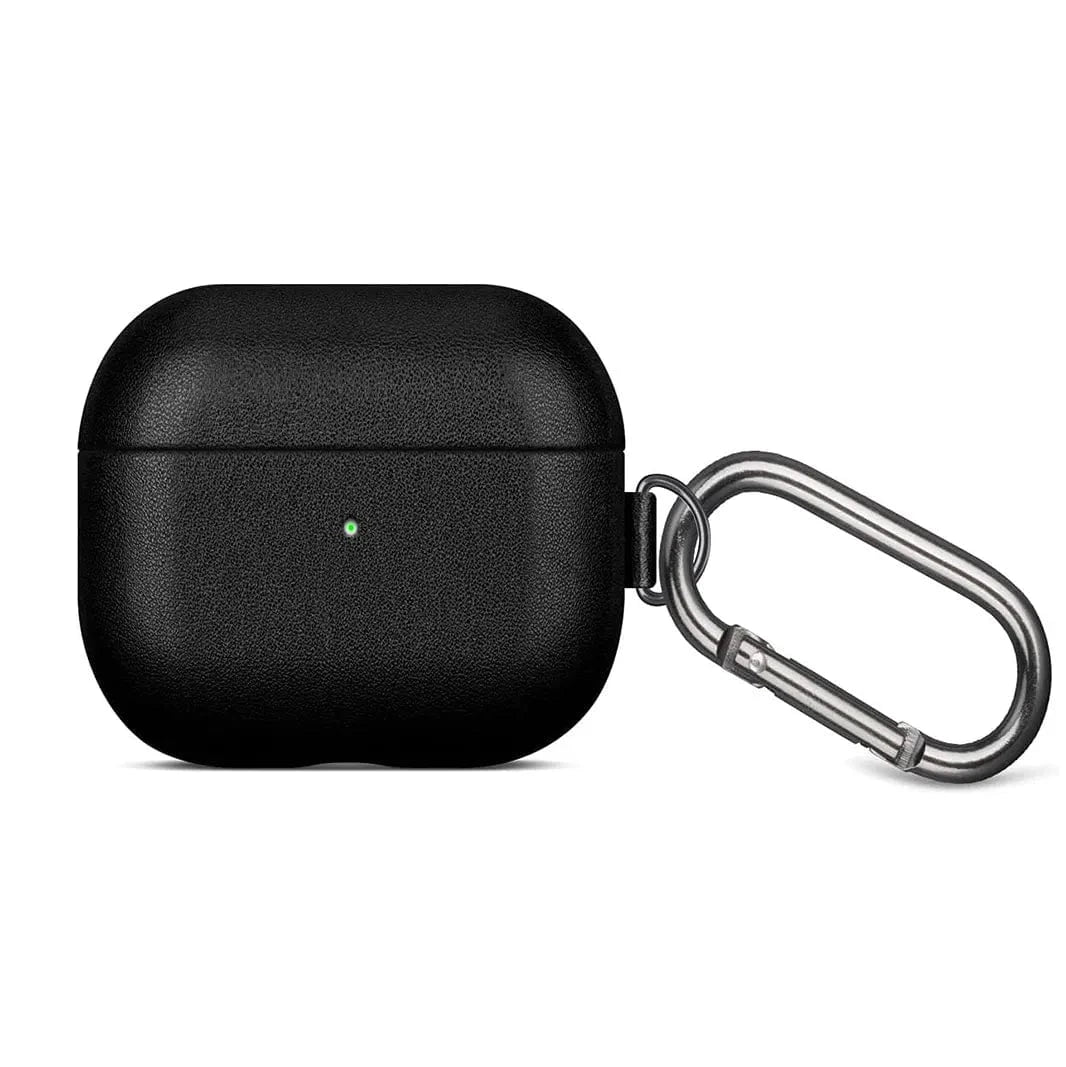 ktusu Generic Cases & Covers TPU Leather Dual Layer Hard Cover for Airpods Pro | Pro 2 Black