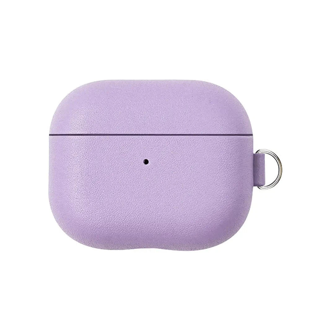 ktusu Generic Cases & Covers TPU Leather Dual Layer Hard Cover for Airpods Pro | Pro 2 Lavender