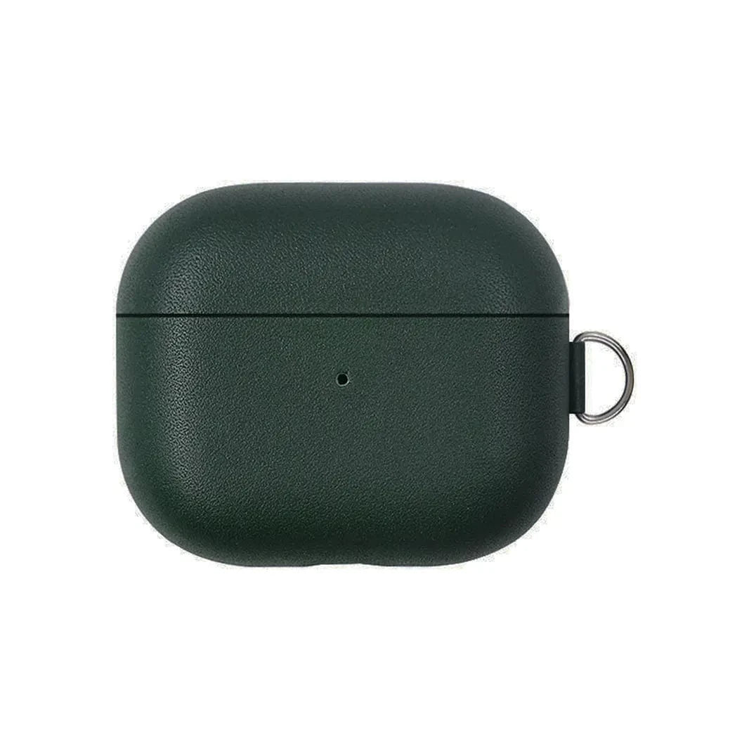 ktusu Generic Cases & Covers TPU Leather Dual Layer Hard Cover for Airpods Pro | Pro 2 Midnight Green