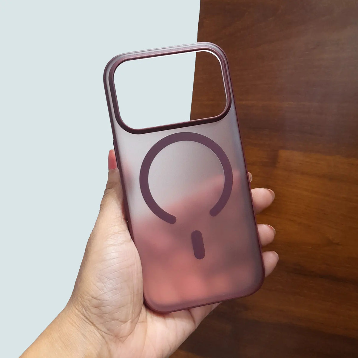 Translucent Matte Shockproof Magsafe Hard Case for iPhone 18 Pro | 17 Pro KTSU7X21K 8903029123564
