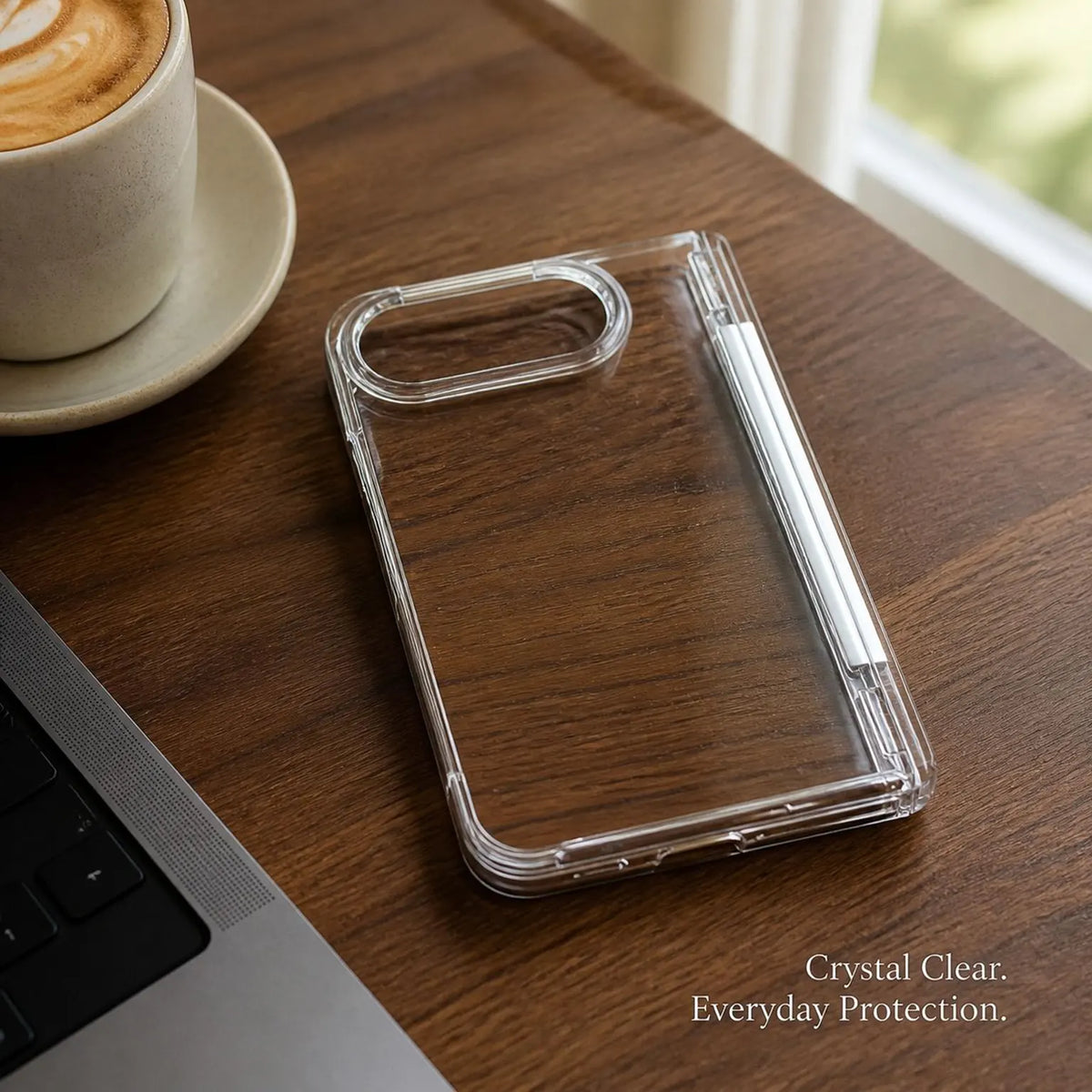 Crystal Clear Transparent Hard Case with Hinge Protection for iPhone Duo Transparent KTSU4RHZM 8905969512637