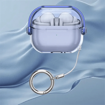 ktusu Generic Cases & Covers Transparent Musical Soft TPU Cover for Samsung Buds3 Blue