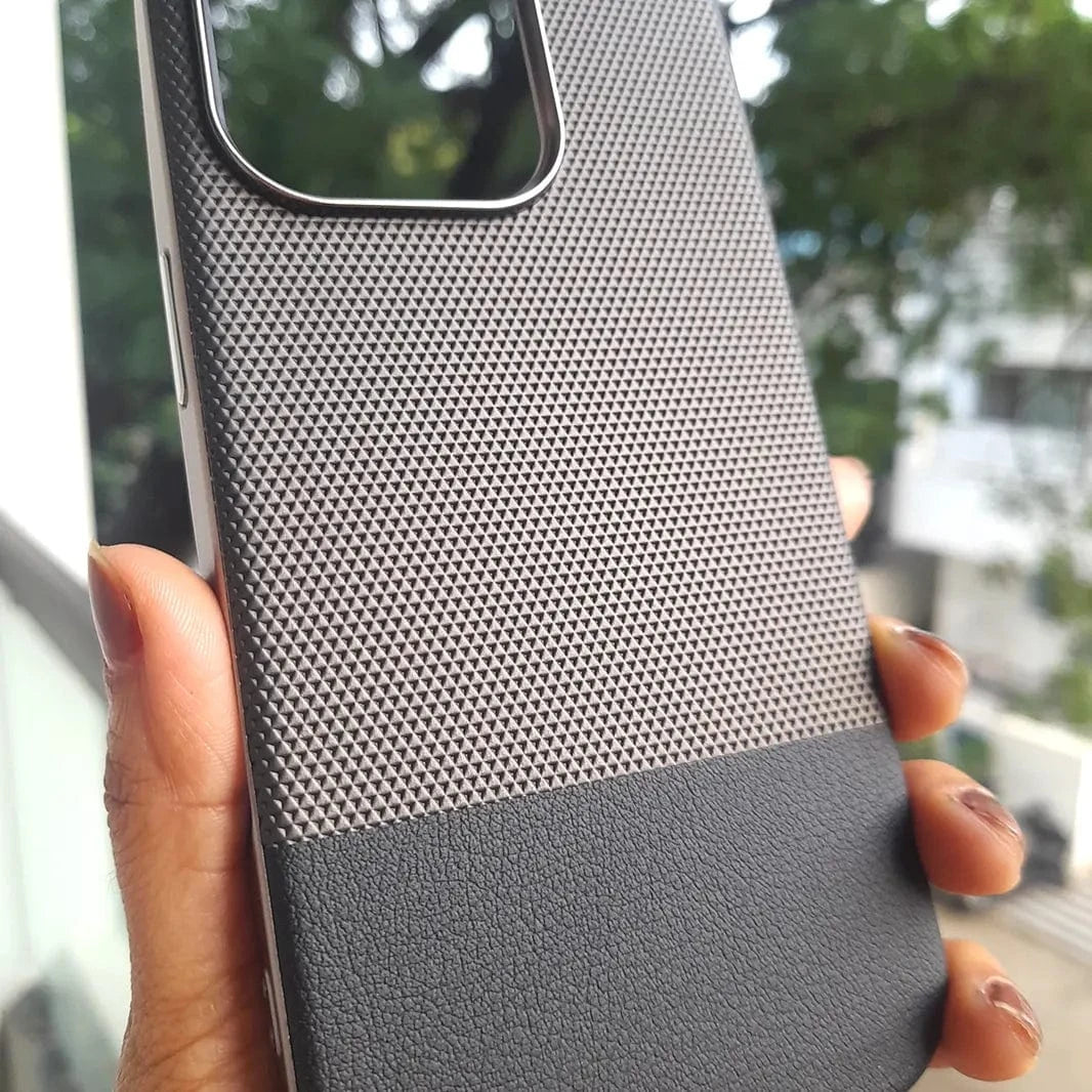 ktusu Generic Cases & Covers Triangle Leather Texture Case for iPhone 16 Pro Max