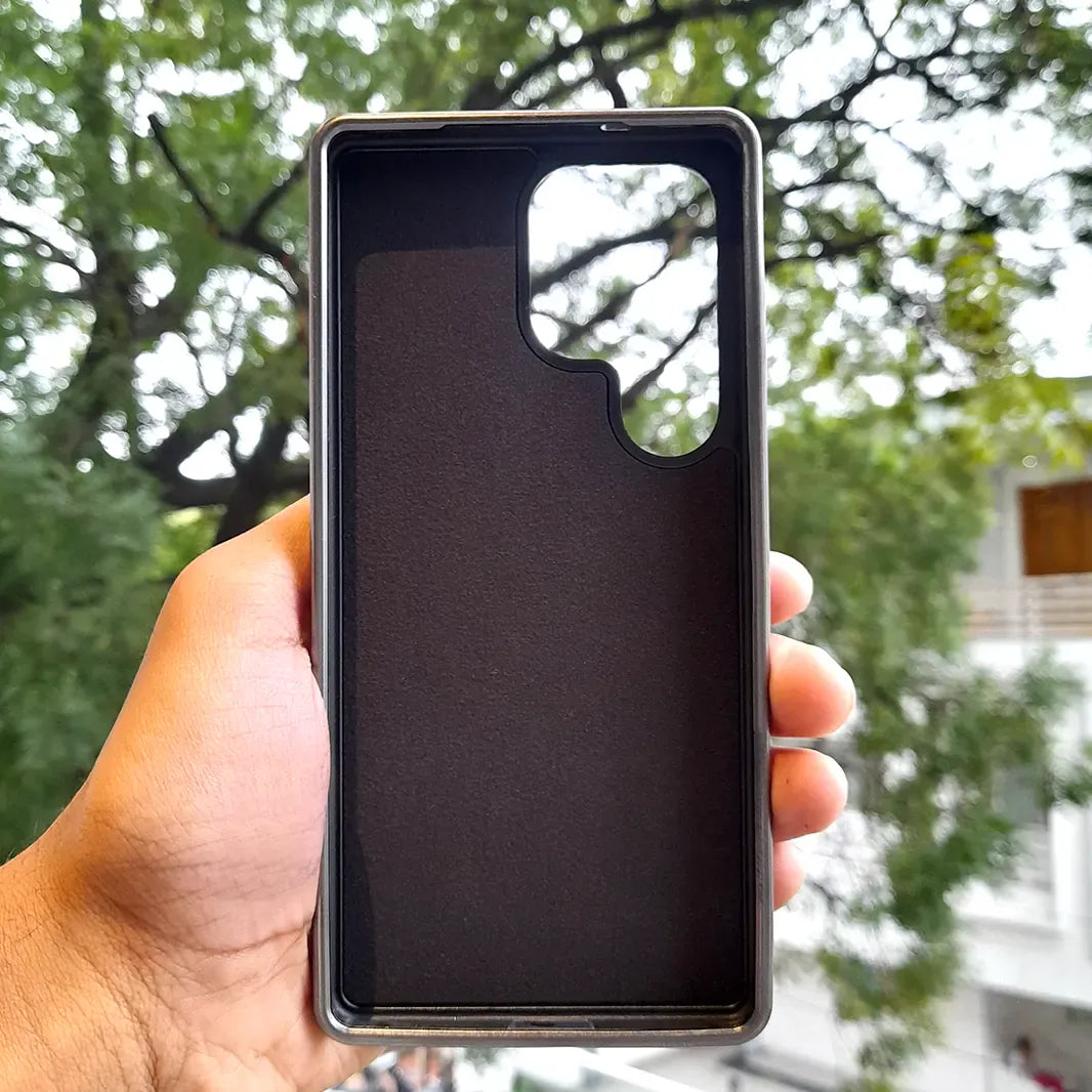 ktusu Generic Cases & Covers Triangle Leather Texture Case for Samsung S25 Ultra