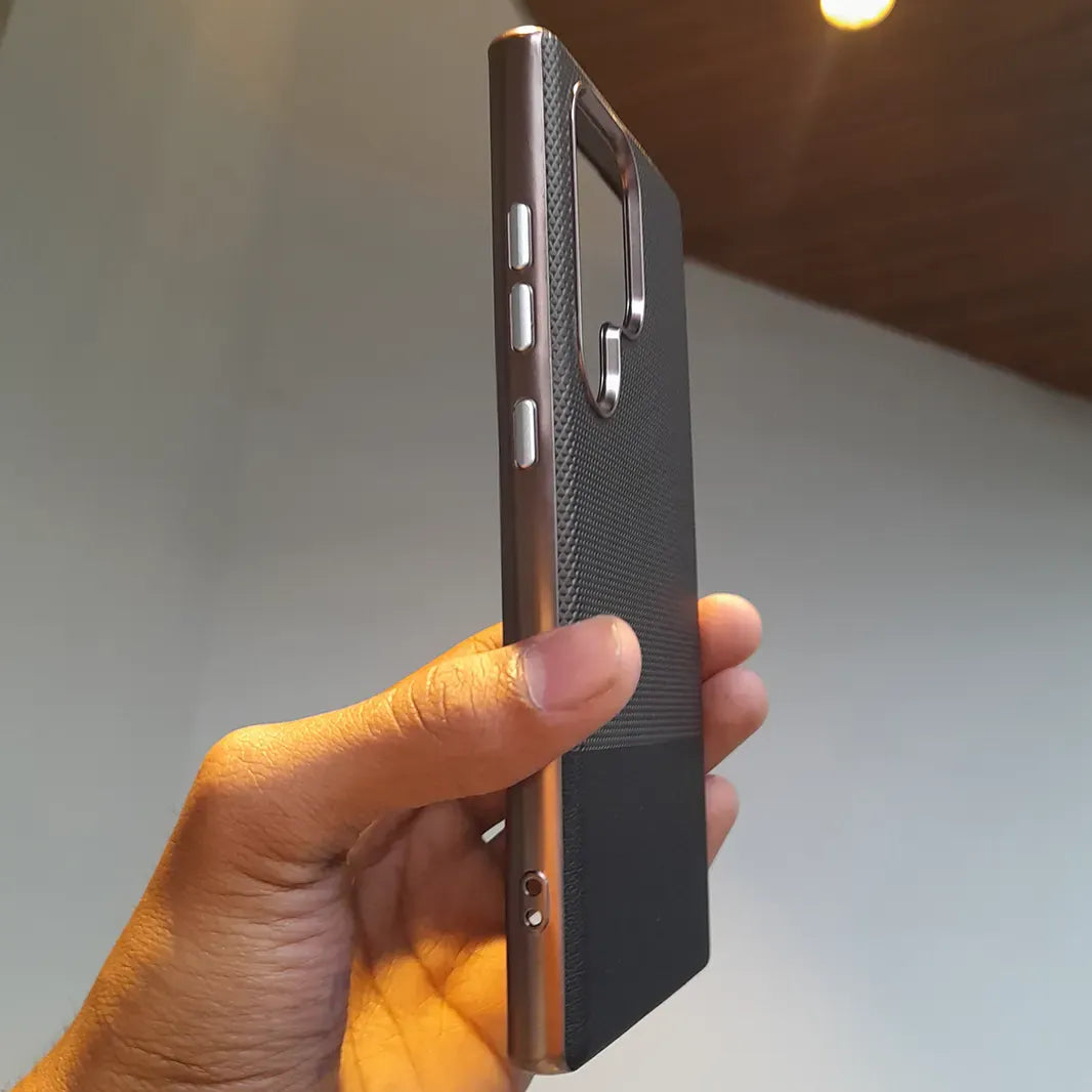 ktusu Generic Cases & Covers Triangle Leather Texture Case for Samsung S25 Ultra