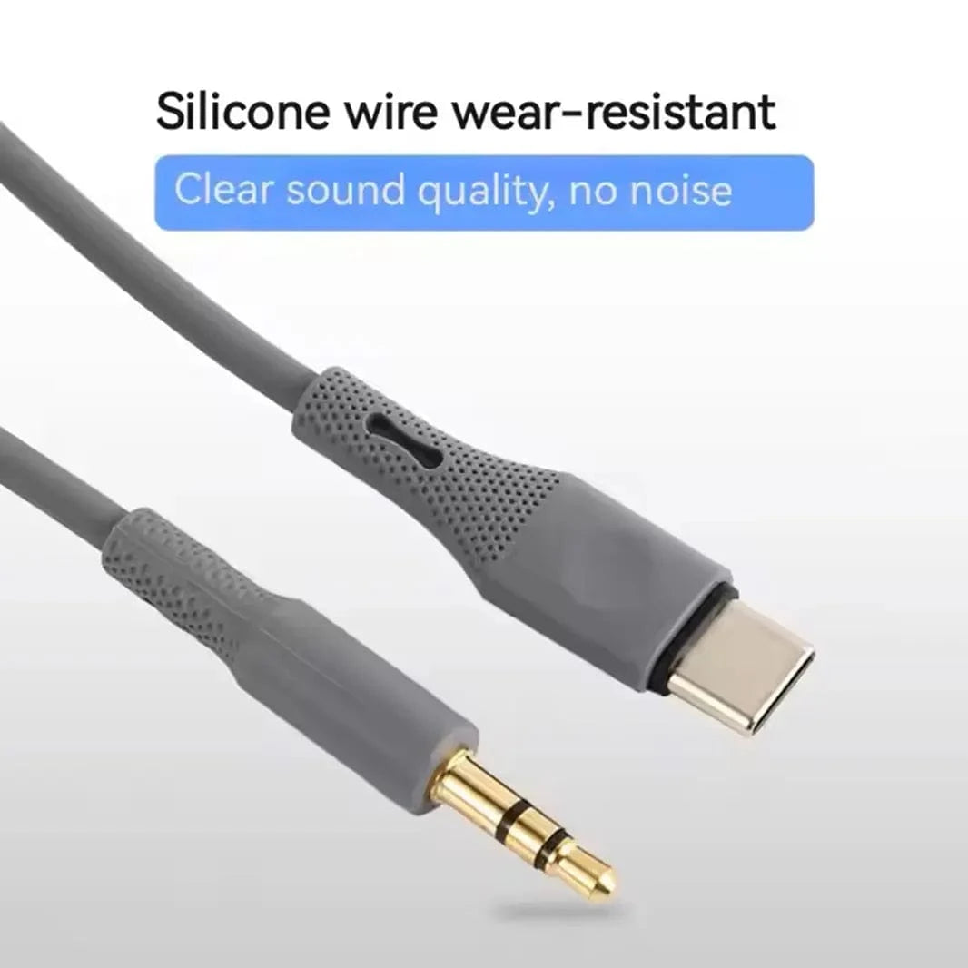Type-C to DC3.5 Audio Transfer Aux Cable Hi-Fi stereo Power Accessories
