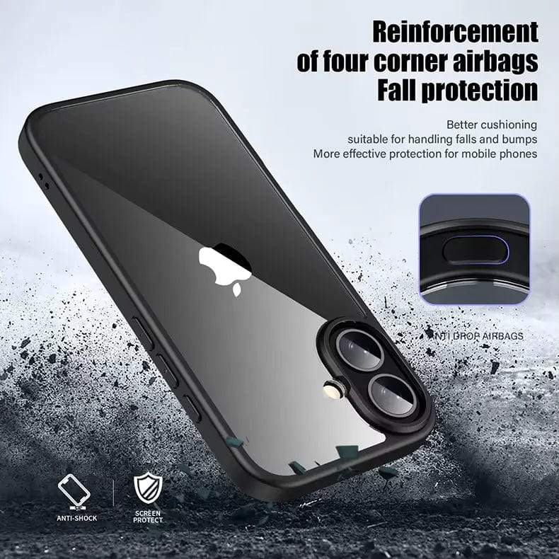Cases & Covers Ultra Crystal Clear Matte Frame Case for iPhone 16