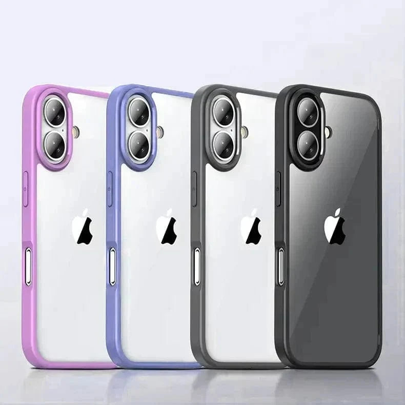 Cases & Covers Ultra Crystal Clear Matte Frame Case for iPhone 16