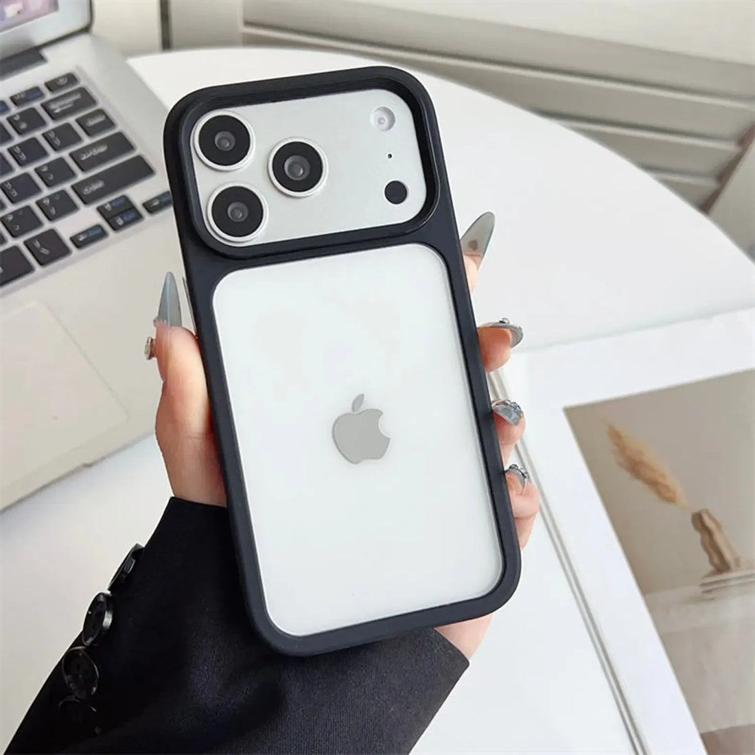 Cases & Covers Ultra Crystal Clear Matte Frame Case for iPhone 17 Pro Max