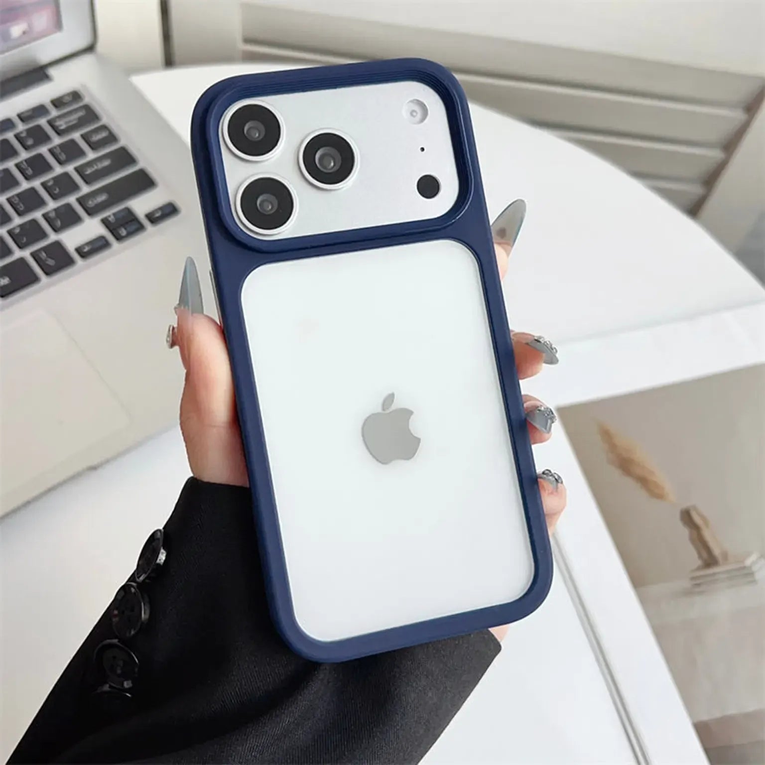 Cases & Covers Ultra Crystal Clear Matte Frame Case for iPhone 17 Pro Max