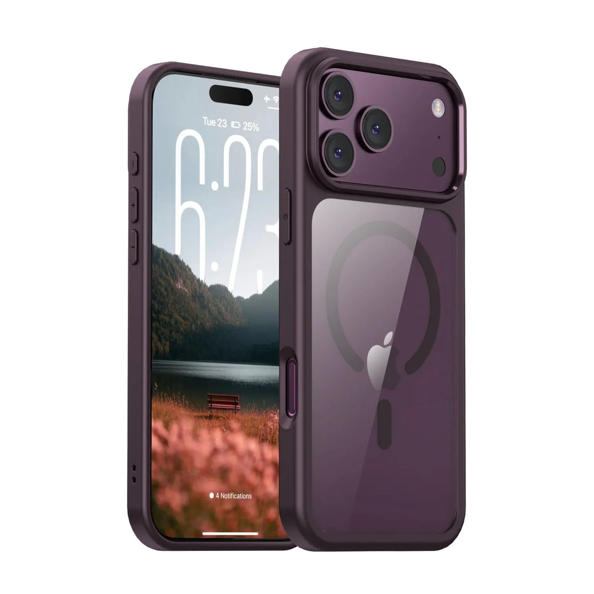 Ultra Crystal Clear Matte Frame MagSafe Case for iPhone 18 Pro Max KTSULO8SA 8941136043351