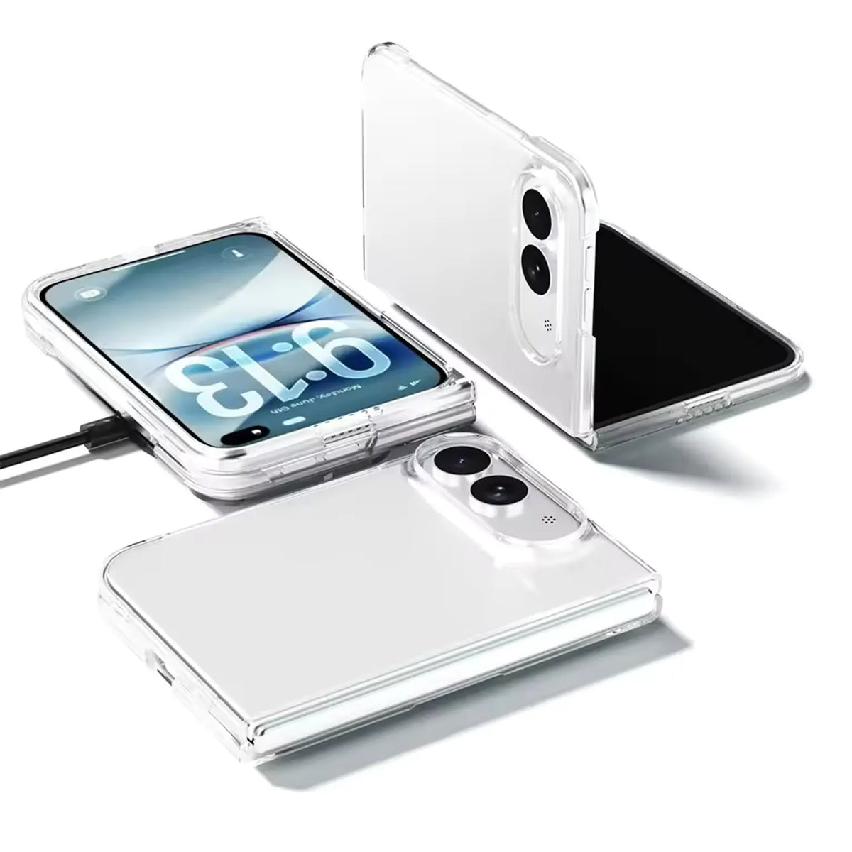 Ultra Slim Thin Crystal Clear Hard Case for iPhone Duo