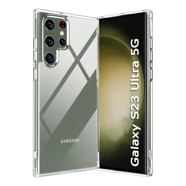 Cases & Covers for Samsung S24 Ultra Ultra Slim Thin Crystal Clear Transparent Hard Back Case for S23 Ultra