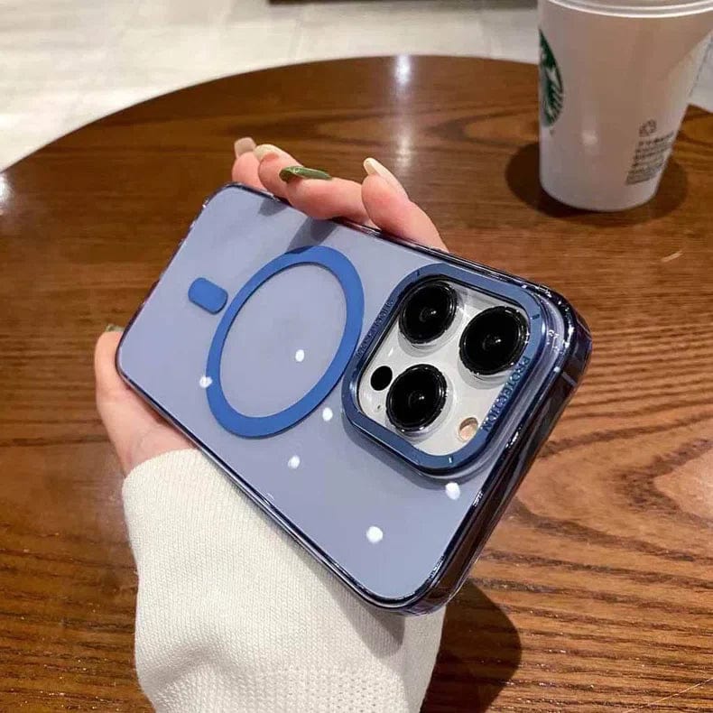 Cases & Covers Ultra Slim Thin Transparent Magsafe Support Hard Case for iPhone 15