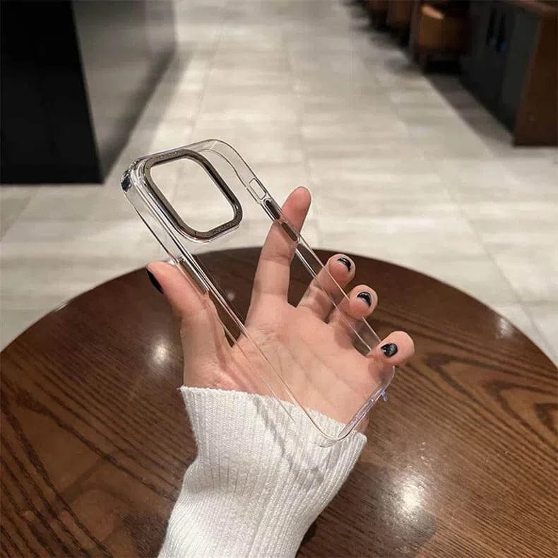 Cases & Covers Ultra Slim Thin Transparent Magsafe Support Hard Case for iPhone 15