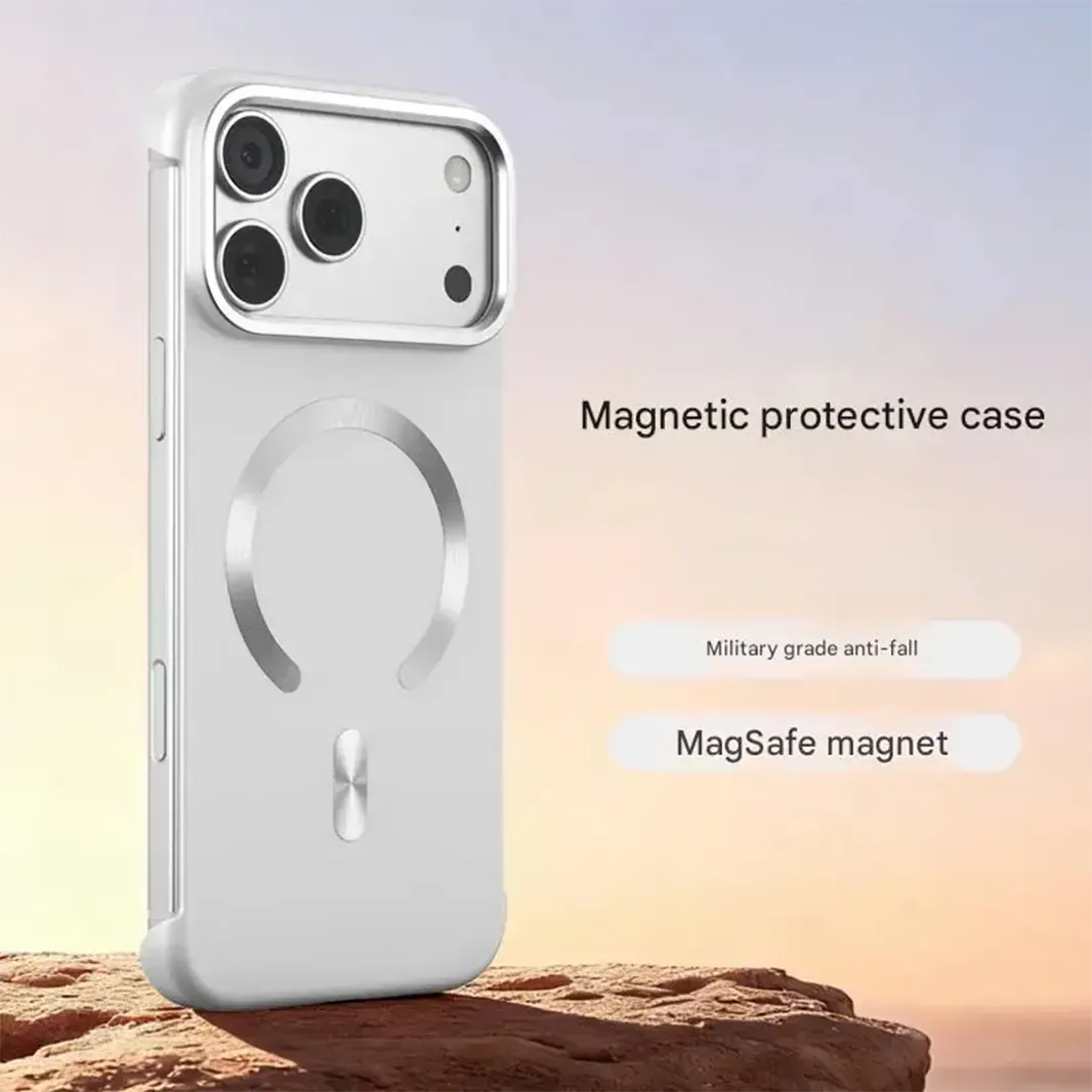 Ultra Thin Frameless Matte Magnetic Magsafe Back Case for iPhone 17 Pro Max Cases & Covers