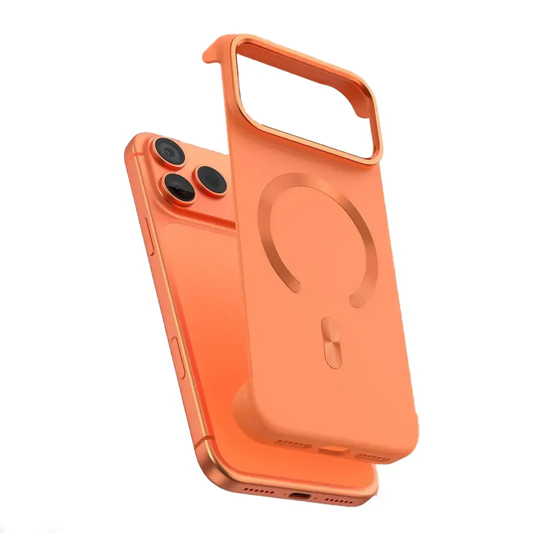 Ultra Thin Frameless Matte Magnetic Magsafe Back Case for iPhone 17 Pro Max Cases & Covers