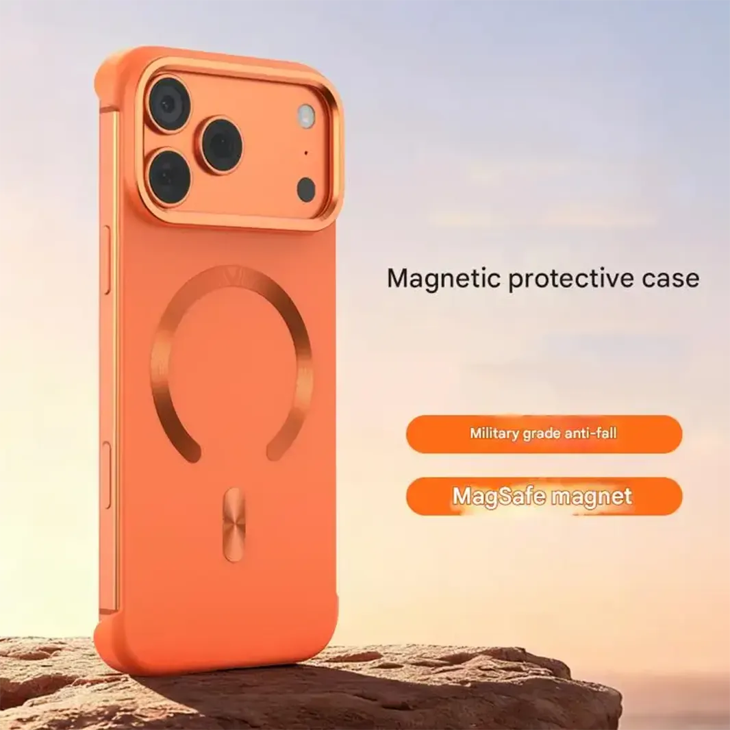 Ultra Thin Frameless Matte Magnetic Magsafe Back Case for iPhone 17 Pro Max Cases & Covers