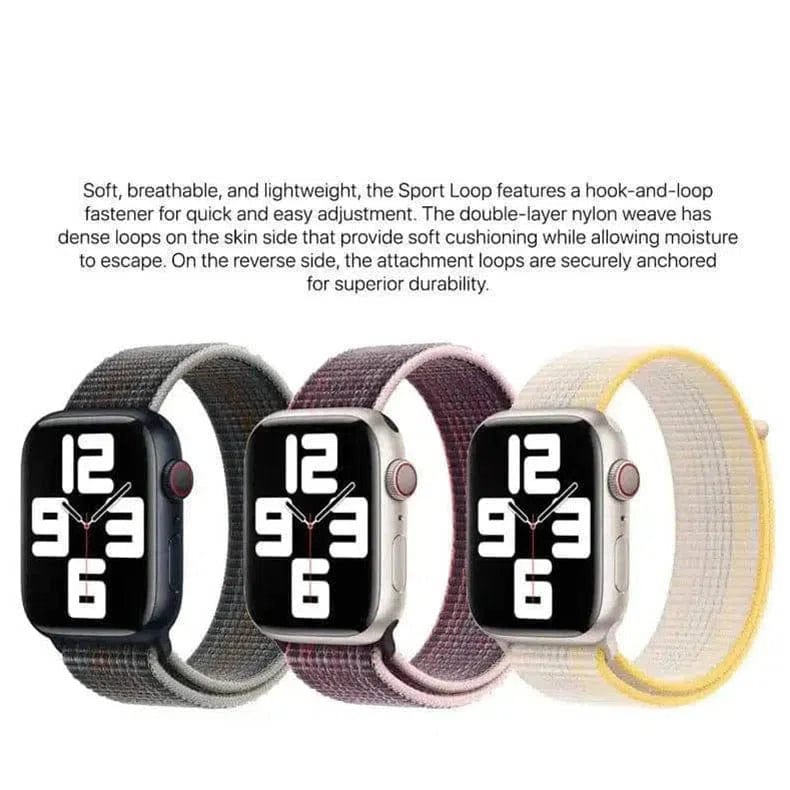 Velcro Nylon Straps for Apple Watch 38 | 40 | 41 | 42mm S10