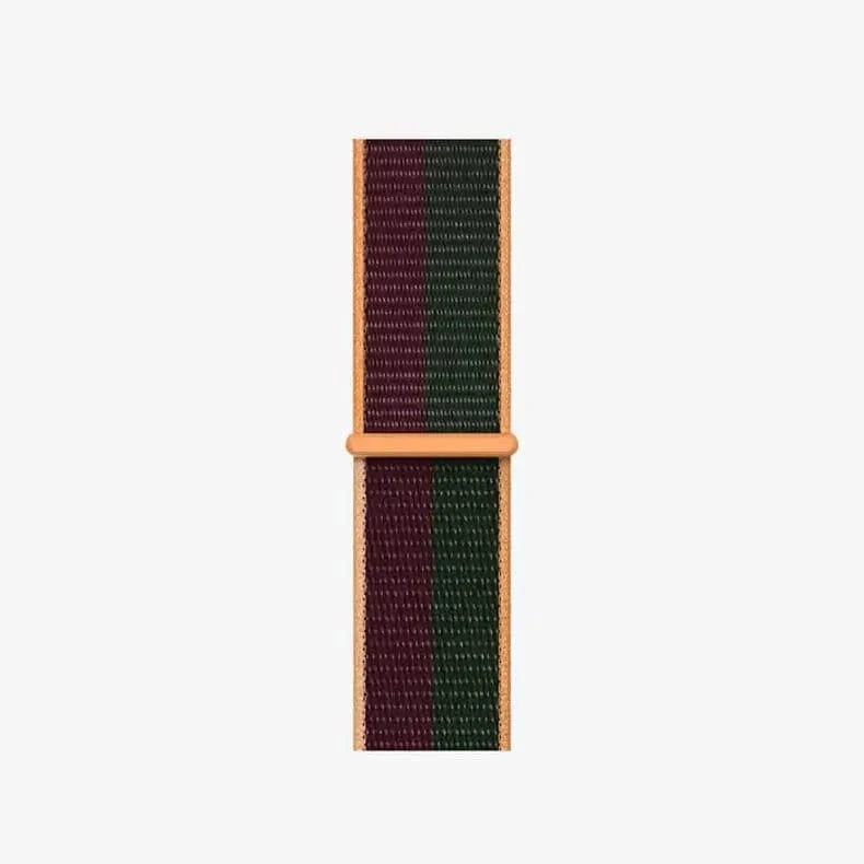 ktusu Generic Watch Bands Velcro Nylon Straps for Apple Watch 42 | 44 | 45 | Ultra 49 | 46mm S10 Eiderberry
