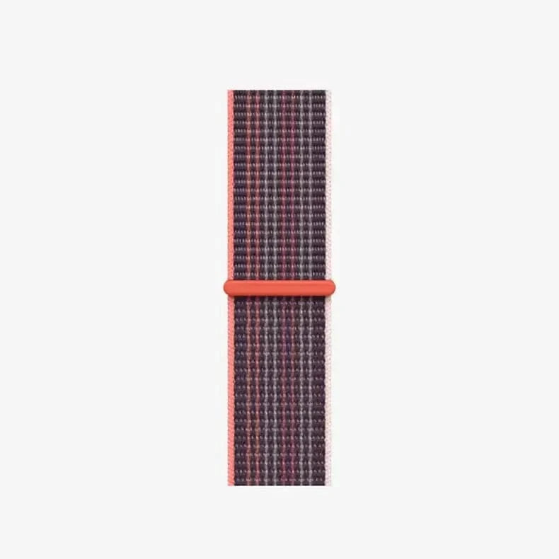 Eiderberry Velcro Nylon Straps for Apple Watch 42 | 44 | 45 | Ultra 49 | 46mm S10 Watch Bands