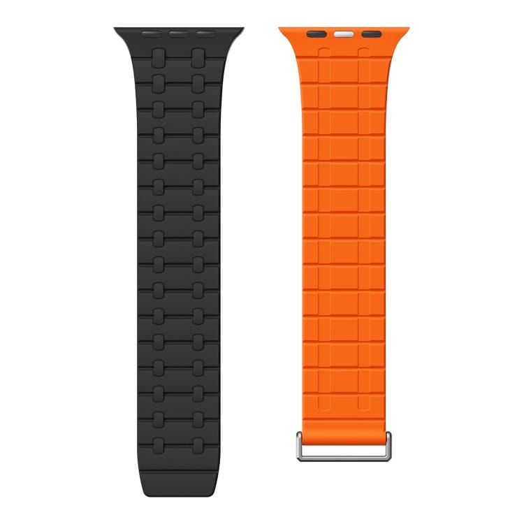ktusu Generic Watch Bands Velour Silicone Magnetic Loop with Clasp for Apple Watch 42 | 44 | 45 | Ultra 49 | 46mm S10