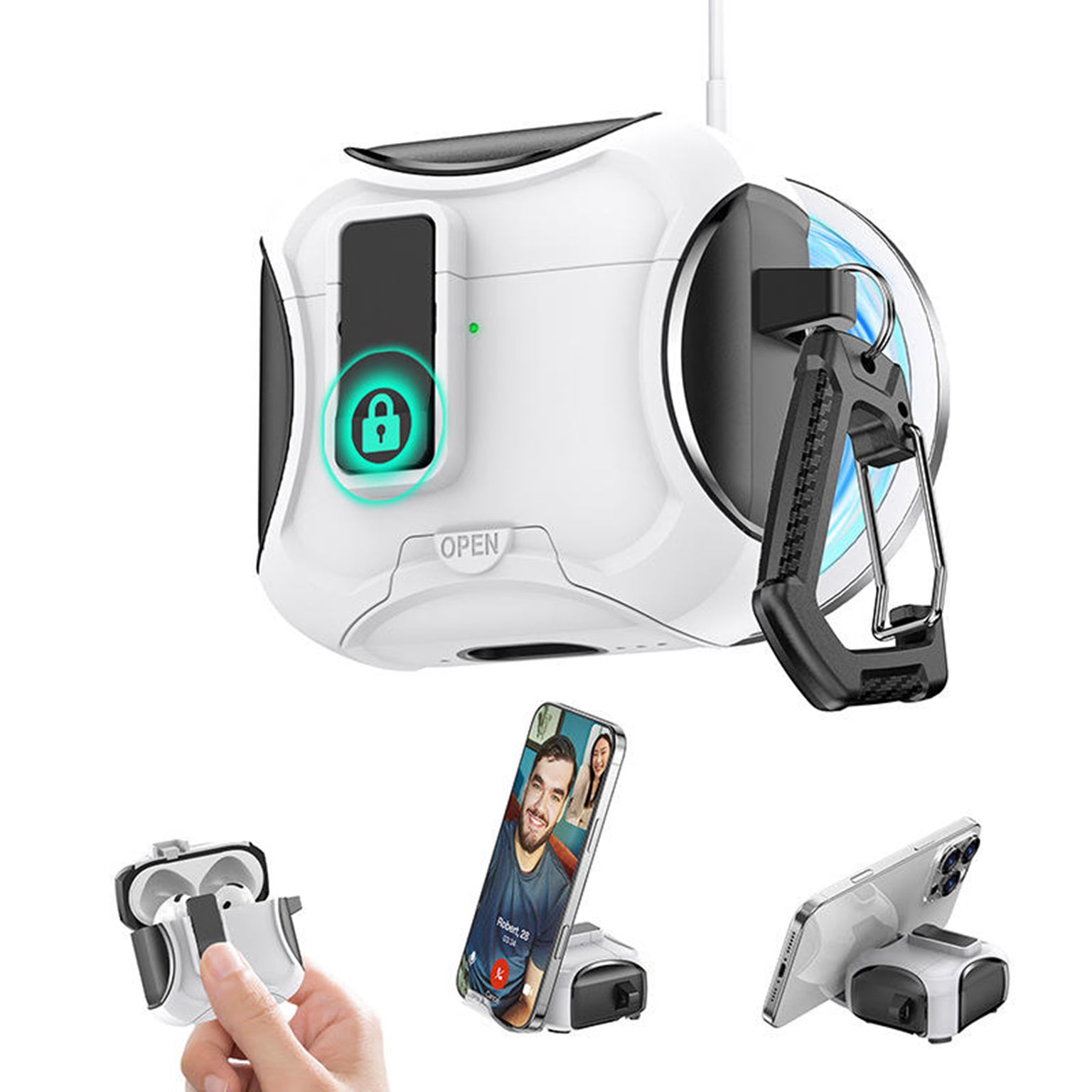 PC Hybrid TPU Protective Case with Switch Lock for Airpods Pro | Pro 2