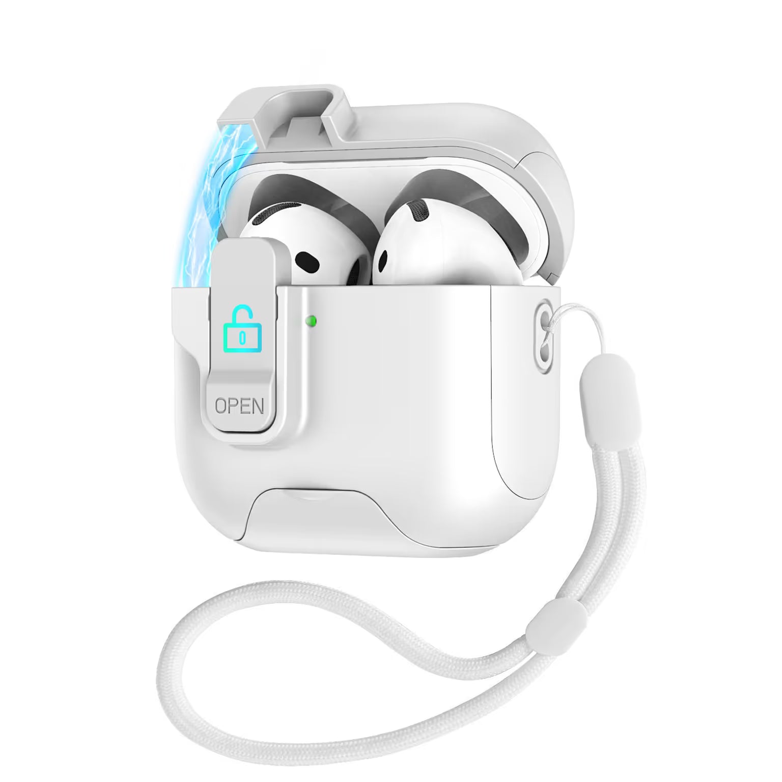 Automatic Pop-up Holder Earphone Case with Switch Lock for Airpods Pro | Pro 2